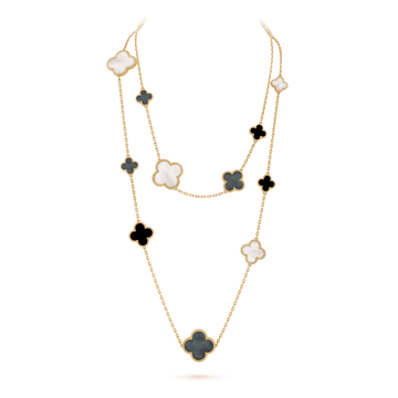 Magic Alhambra long necklace, 16 motifs