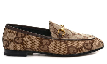 Women's Maxi GG Gucci Jordaan Loafer 'Camel Ebony'