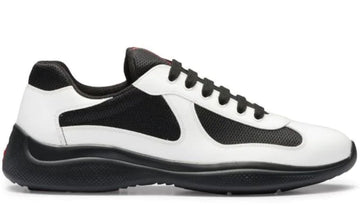 Prada America's Cup Patent Leather "White / Black"