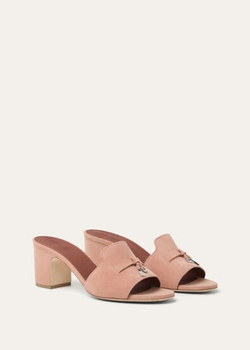 Summer Charms Sandal Suede Goatskin Precious Rose