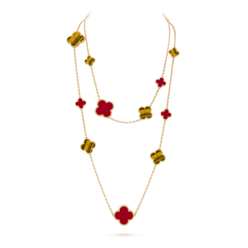 Magic Alhambra long necklace, 16 motifs