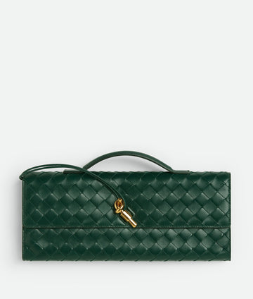 BOTTEGA VENETA Long Clutch Andiamo With Handle 741511