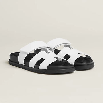 Hermes Chypre sandal Blanc
