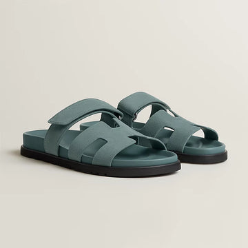Hermes Chypre sandal bleu tonnerre