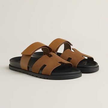 Hermes Chypre sandal brun fumé / miel