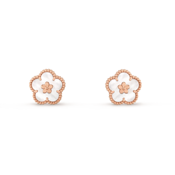 Lucky Spring earrings, plum blossom