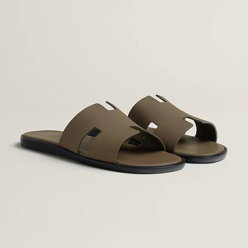 Hermes Izmir sandal étoupe