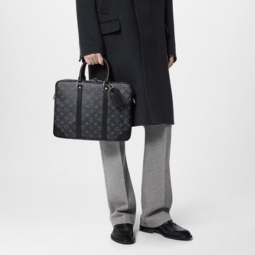 LOUIS VUITTON Porte-Documents Voyage PM Monogram Eclipse