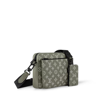 Louis Vuitton Trio Messenger Monogram Shadow Olive Green