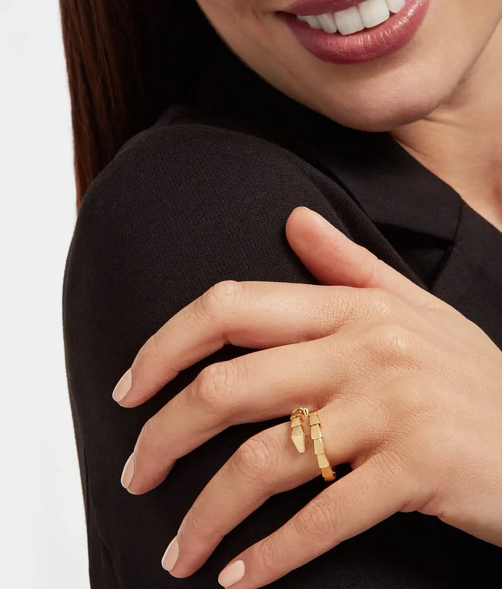 Bob snake Roberts yellow gold ring
