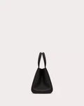 VALENTINO GARAVANI ALLTIME SMALL HANDBAG IN GRAINY CALFSKIN BLACK