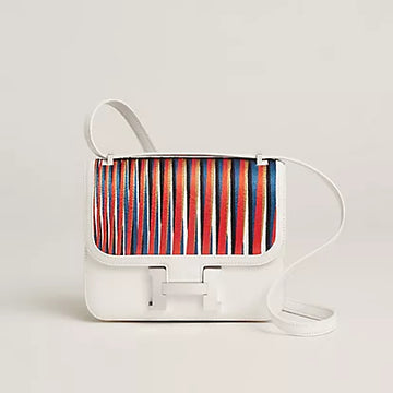 CONSTANCE III MINI BAG Blanc/Bleu/Capucine