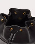 MINI BUCKET BAG IN NAPPA WITH VLOGO SIGNATURE CHAIN BLACK