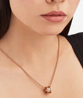 Bob Rollers Adolph pendant necklace in rose gold
