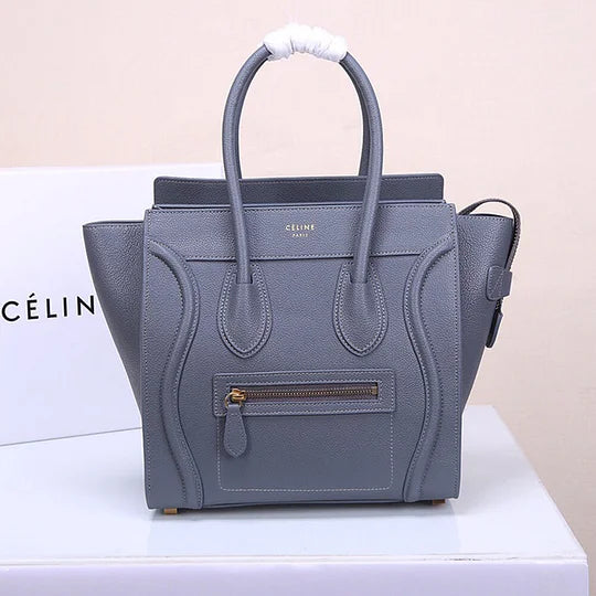 CELINE MICRO LUGGAGE HANDBAG IN CALFSKIN