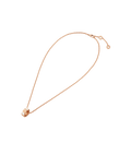Bob snake datong rose gold necklace with pendant set with mother-of-pearl elements
