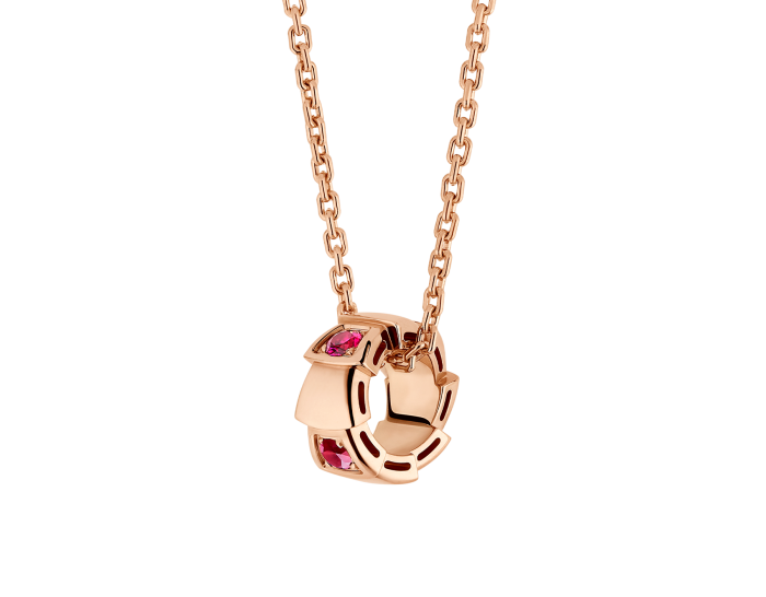 Bob snake Margot rose gold necklace