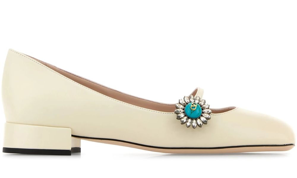 Valentino Garavani Preshoes Ballet Flats "Light Beige"
