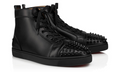 Christian Louboutin Lou Spikes High-top Calf Leather 