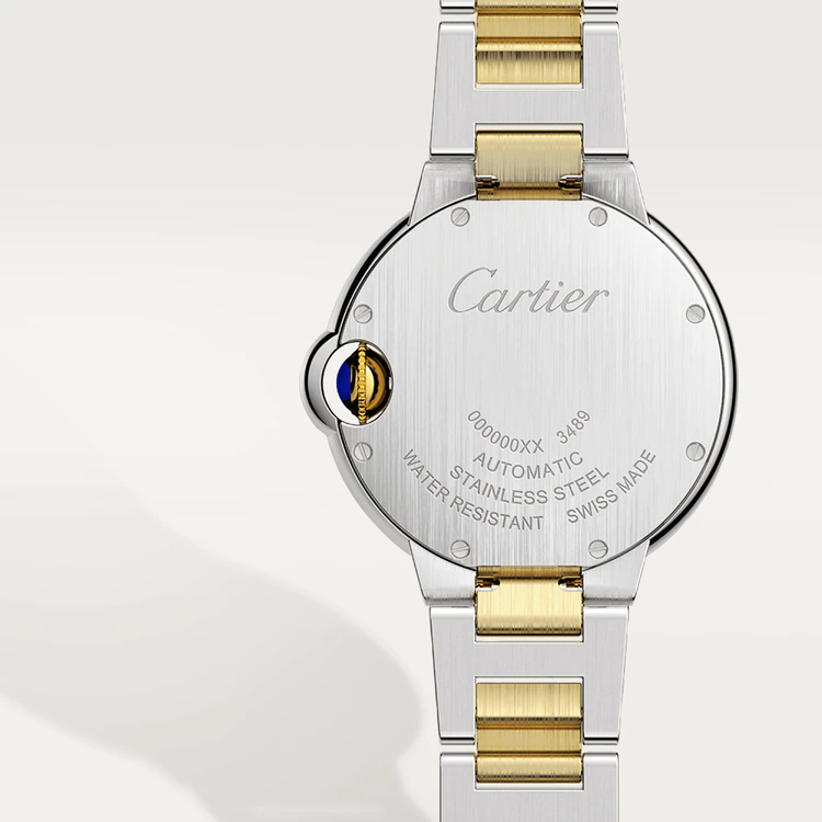 42 mm, movimiento mecánico de carga automática, oro amarillo, acero