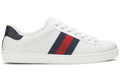 Gucci Ace Leather 'White Blue'