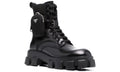 Prada Monolith pouch detail boots