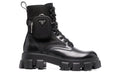 Prada Monolith pouch detail boots