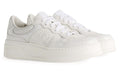 GUCCI Leather Monogram Sneakers