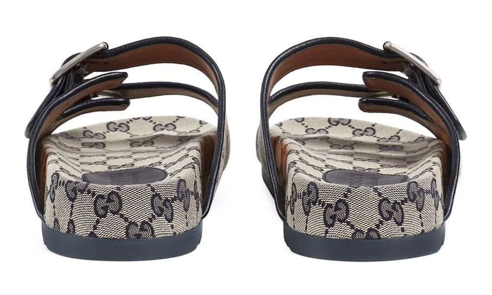Gucci GG Supreme double-strap sandals