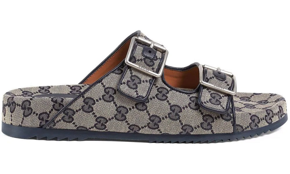Gucci GG Supreme double-strap sandals