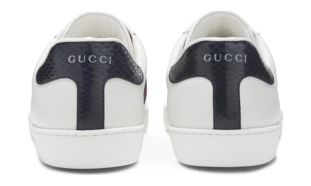 Gucci Ace Leather 'White Blue'