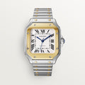 42 mm, movimiento mecánico de carga automática, oro amarillo, acero