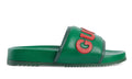 Gucci  Leather Logo Slides