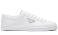 Prada Brushed Leather Sneaker 'White'