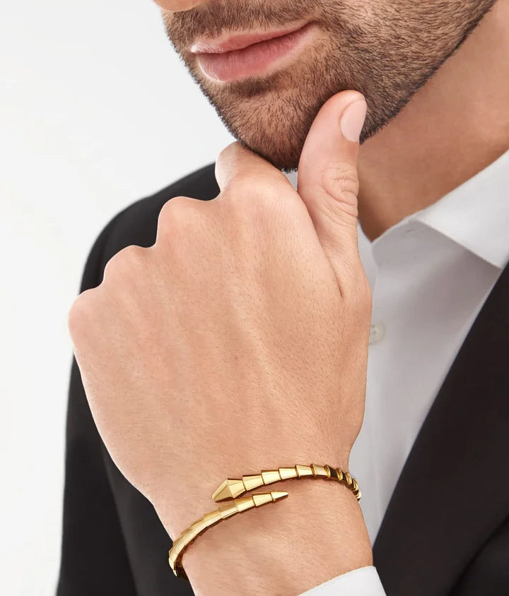 Bob snake Taylor yellow gold bracelet