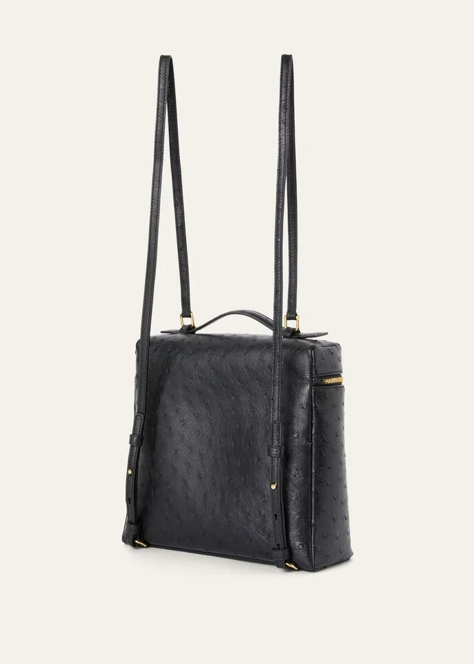 Loro Piana Extra Pocket backpack L23.5 Ostrich Leather