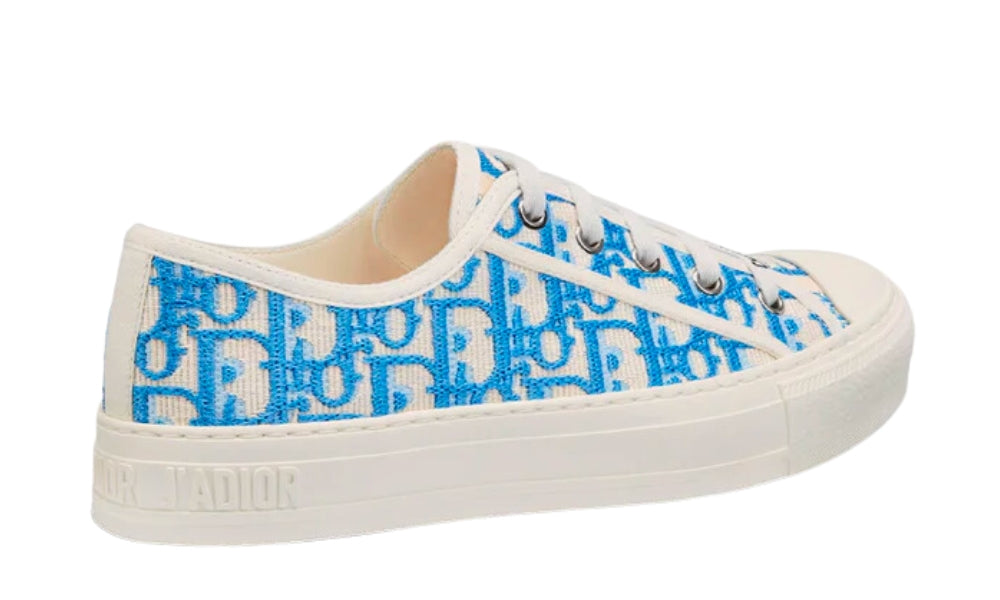 Dior Wmns Walk'N'Dior Embroidered Cotton Low 'Dior Oblique - Corn Flower'