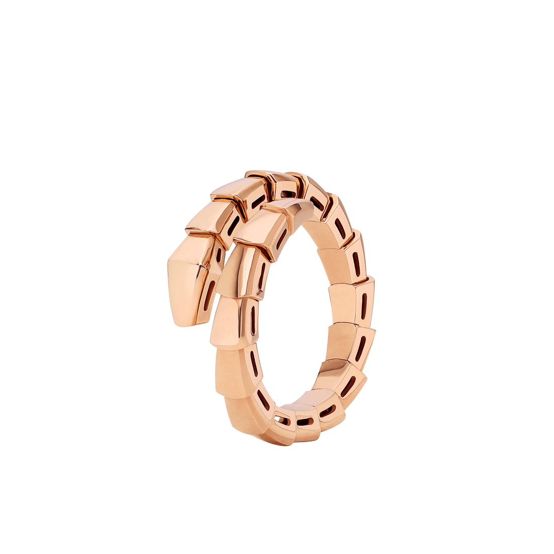 Bob snake Winslet rose gold ring