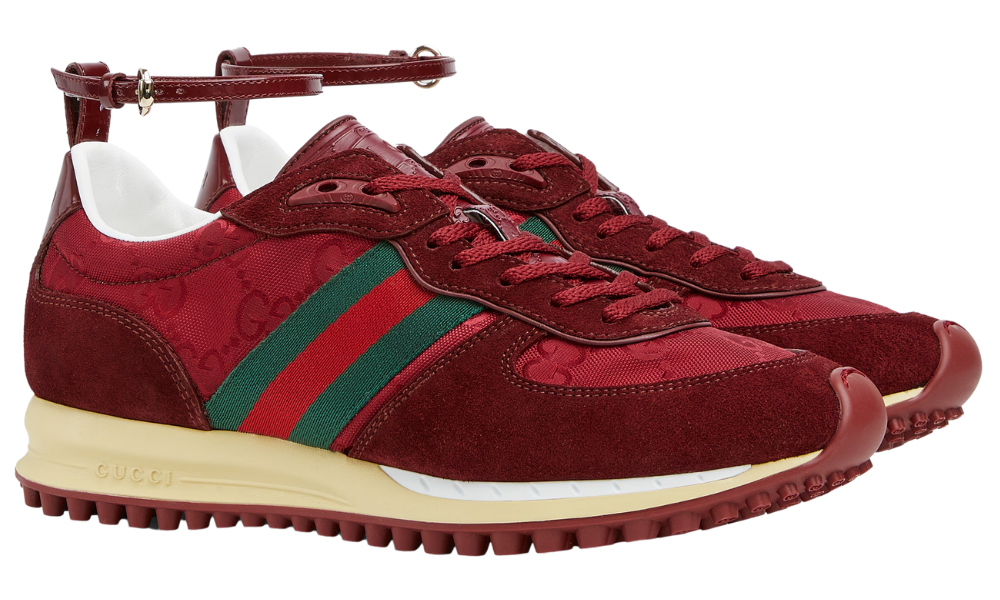 Gucci  Re-Motion Sneaker "Rosso Ancora Red GG Nylon"