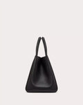 VALENTINO GARAVANI ALLTIME MEDIUM HANDBAG IN GRAINY CALFSKIN BLACK