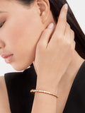 Bob snake Hilary yellow gold bracelet