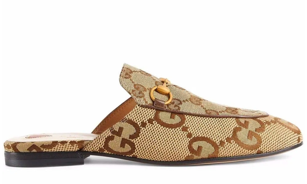 Gucci Princetown monogram mules