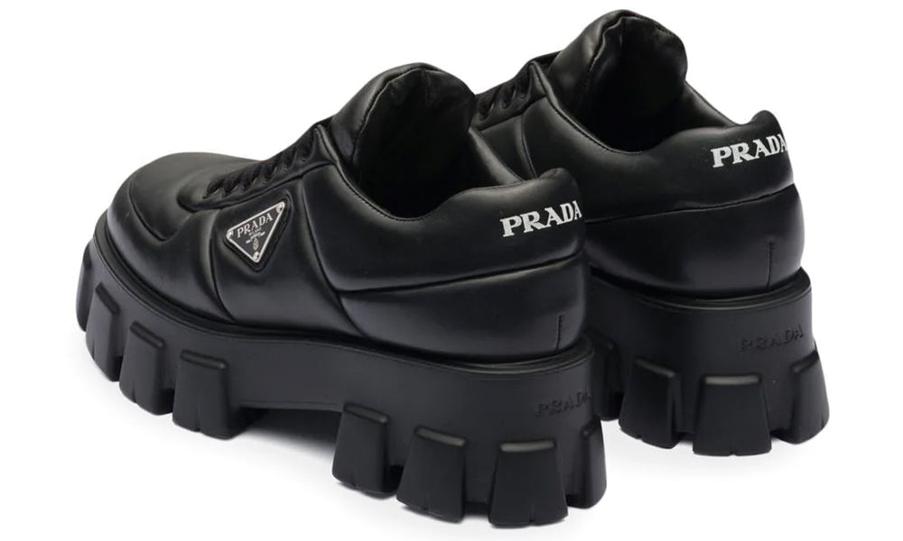 Prada Soft 55mm leather lace-up shoes