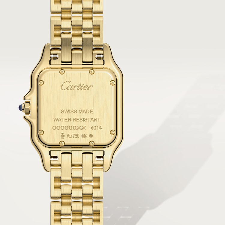 PANTHÈRE DE CARTIER WATCH Small model, quartz movement, yellow gold