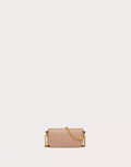 VALENTINO GARAVANI LOCÒ MICRO BAG IN CALFSKIN LEATHER WITH CHAIN ROSE CANNELLE