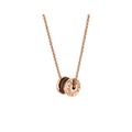 Bob Rollers Adolph necklace with rose gold chain and pendant in rose gold and cermet