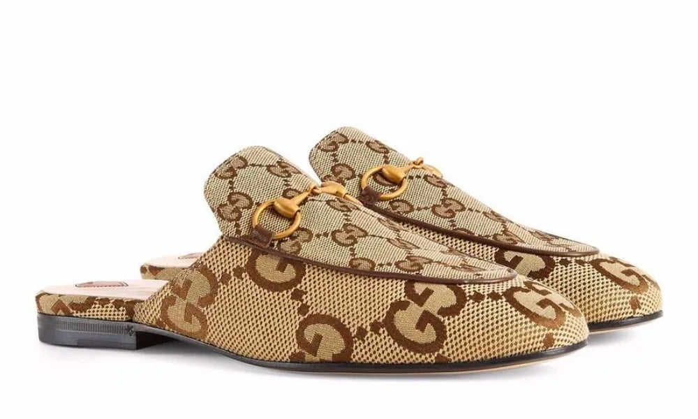 Gucci Princetown monogram mules