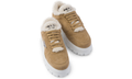 Prada Shearling-trim Flatform Sneakers 