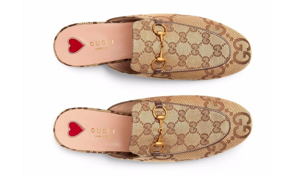 Gucci Princetown monogram mules