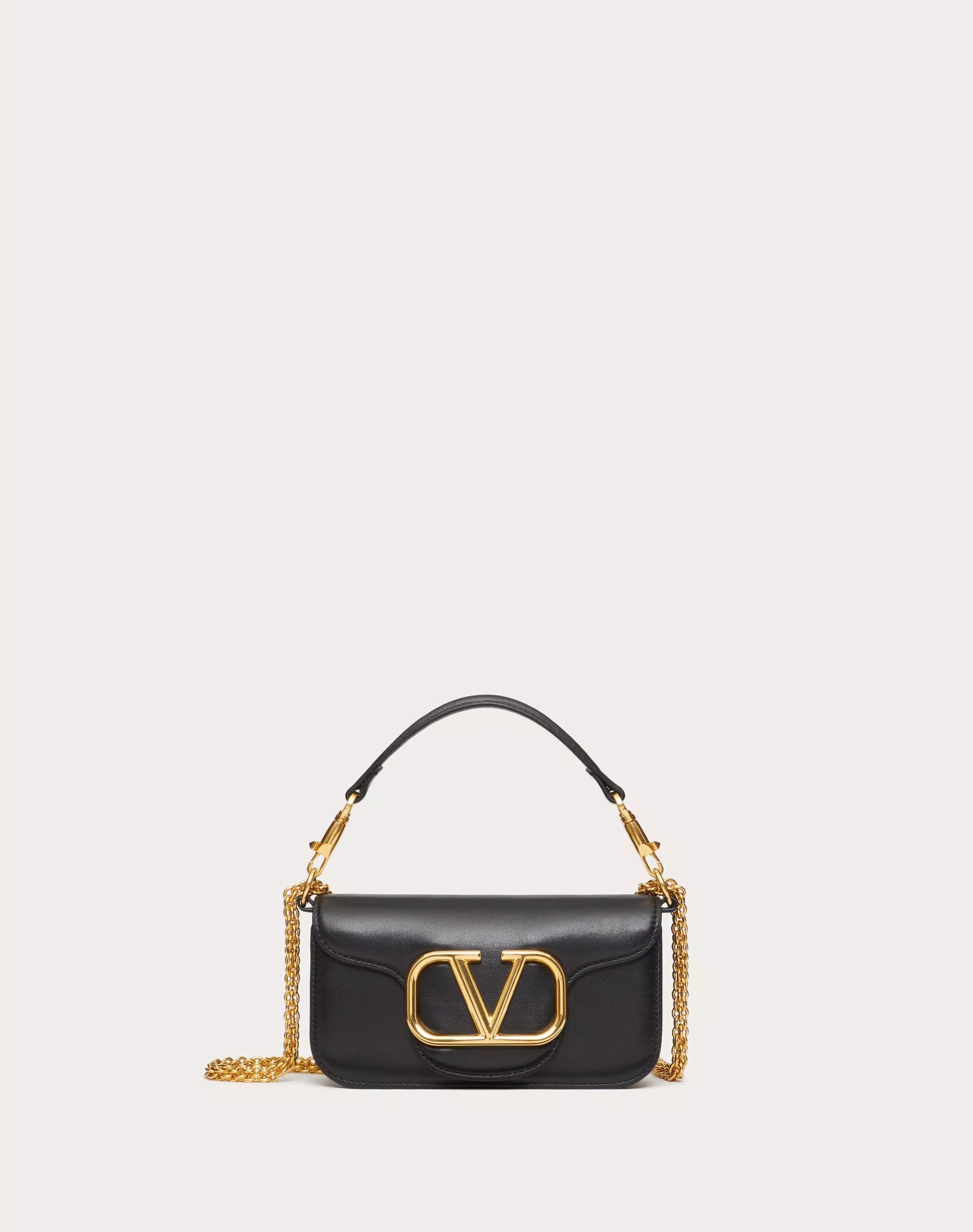 VALENTINO GARAVANI LOCÒ SMALL SHOULDER BAG IN CALFSKIN